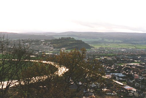Stirling Castle viewed from the Wallace Monument